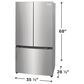 Frigidaire 20 Cu. Ft. French Door Refrigerator in Fingerprint-Resistant Stainless Steel, , large