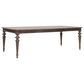 Chapel Hill Saddle Creek Dining Table in Medium Wood  - Table Only, , large