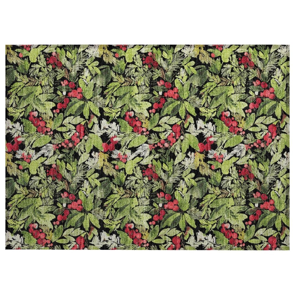 Dalyn Rug Company Wonderland WN24 2"6" x 3"10" Black Indoor/Outdoor Area Rug, , large