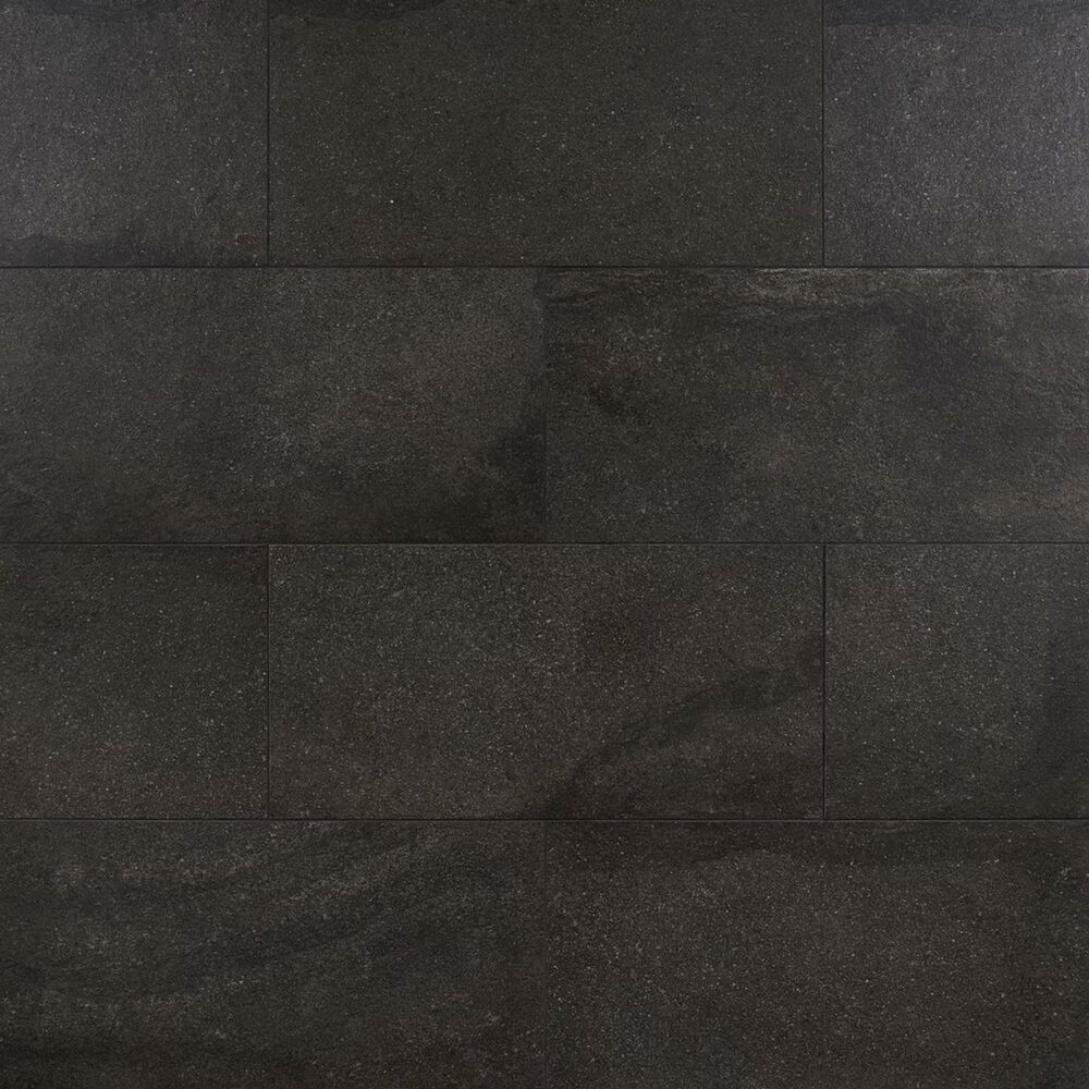 Soho Studio Olympic Charcoal 12" x 24" Matte Porcelain Tile, , large