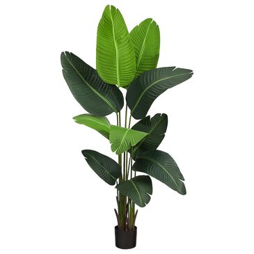 Nearly Natural Inc 5" Travelers Artificial Palm Tree in Green, , large