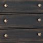 Hooker Furniture Americana 3-Drawer Nightstand in Black and Antique Bronze, , large