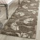 Safavieh Florida Shag SG459-7913 2"3" x 13" Smoke and Beige Runner, , large