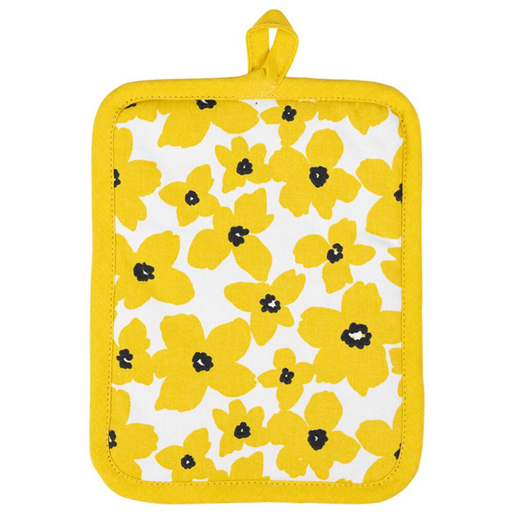 Mukitchen Designer Potholder in Buttercup Floral, , large