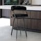 Blue River Dione 26" Swivel Counter Stool in Vintage Black, , large