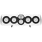 Revel 3-Way Quadruple 6.5" Center Channel Loudspeaker in White Gloss, , large