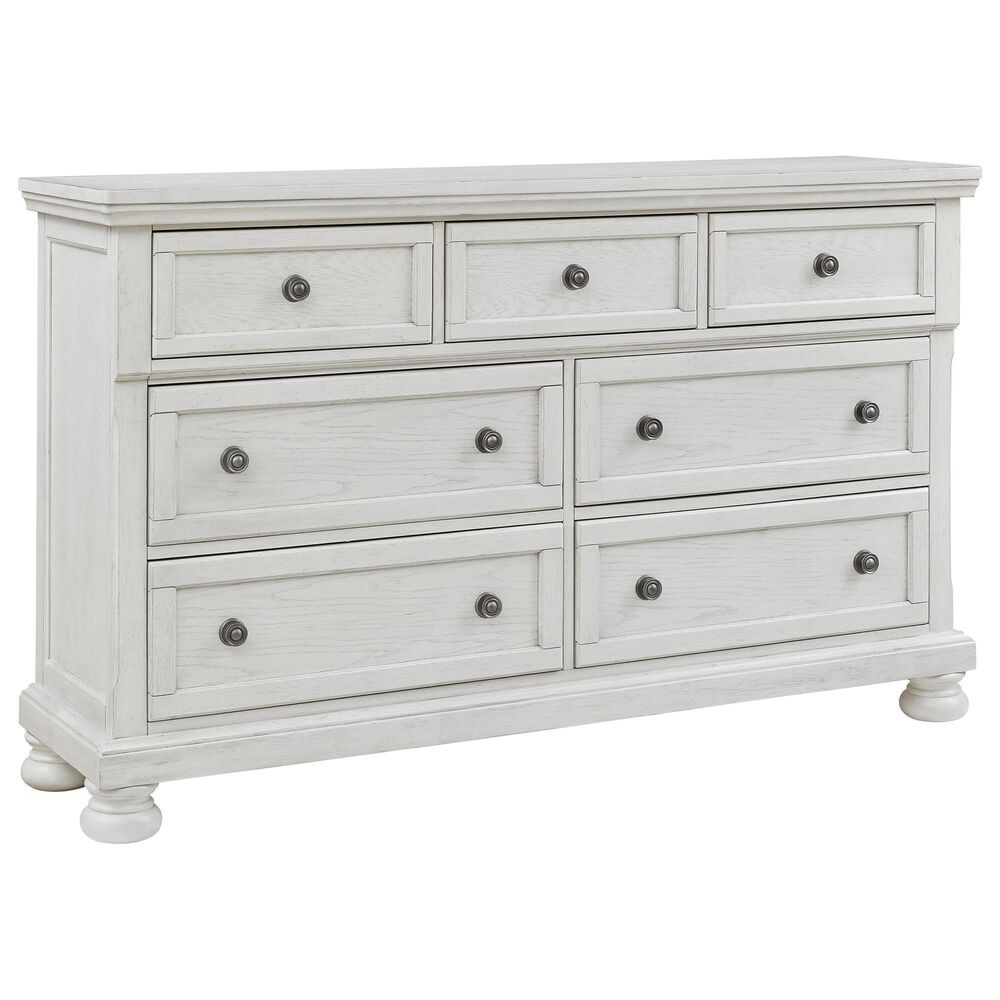 Signature Design by Ashley Robbinsdale 3 Piece King Bedroom Set in Antique White, , large