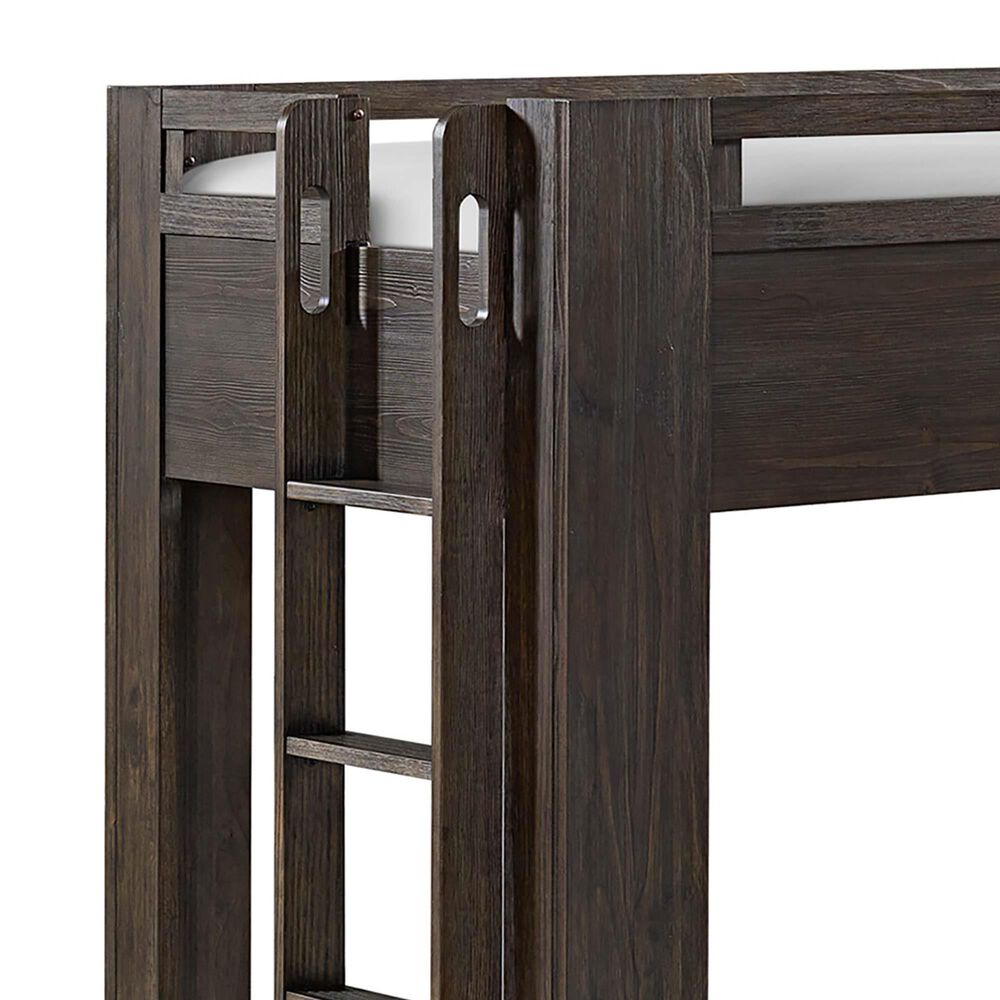 Eastern Shore Bello Twin Low Loft Bed in Cocoa, , large