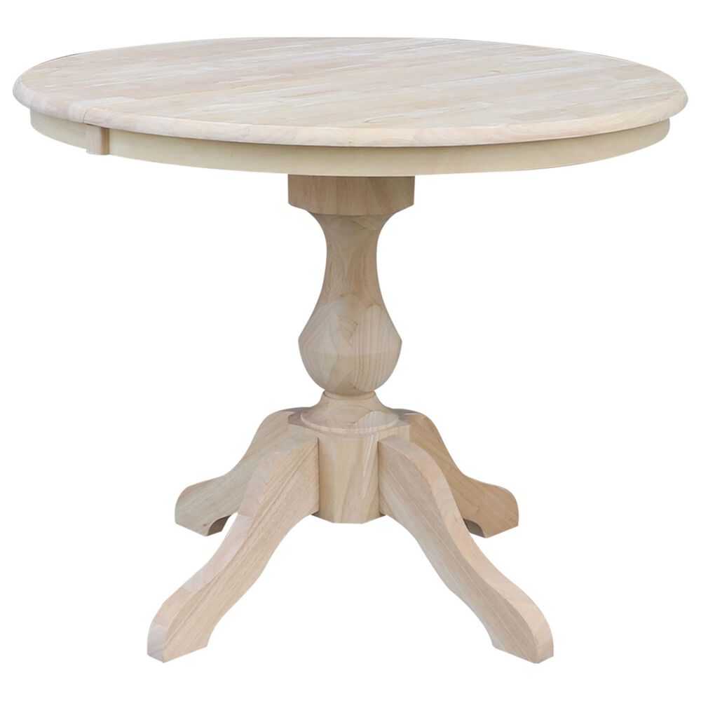 International Concepts 3-Piece Dining Set in Unfinished/Light Wood , , large
