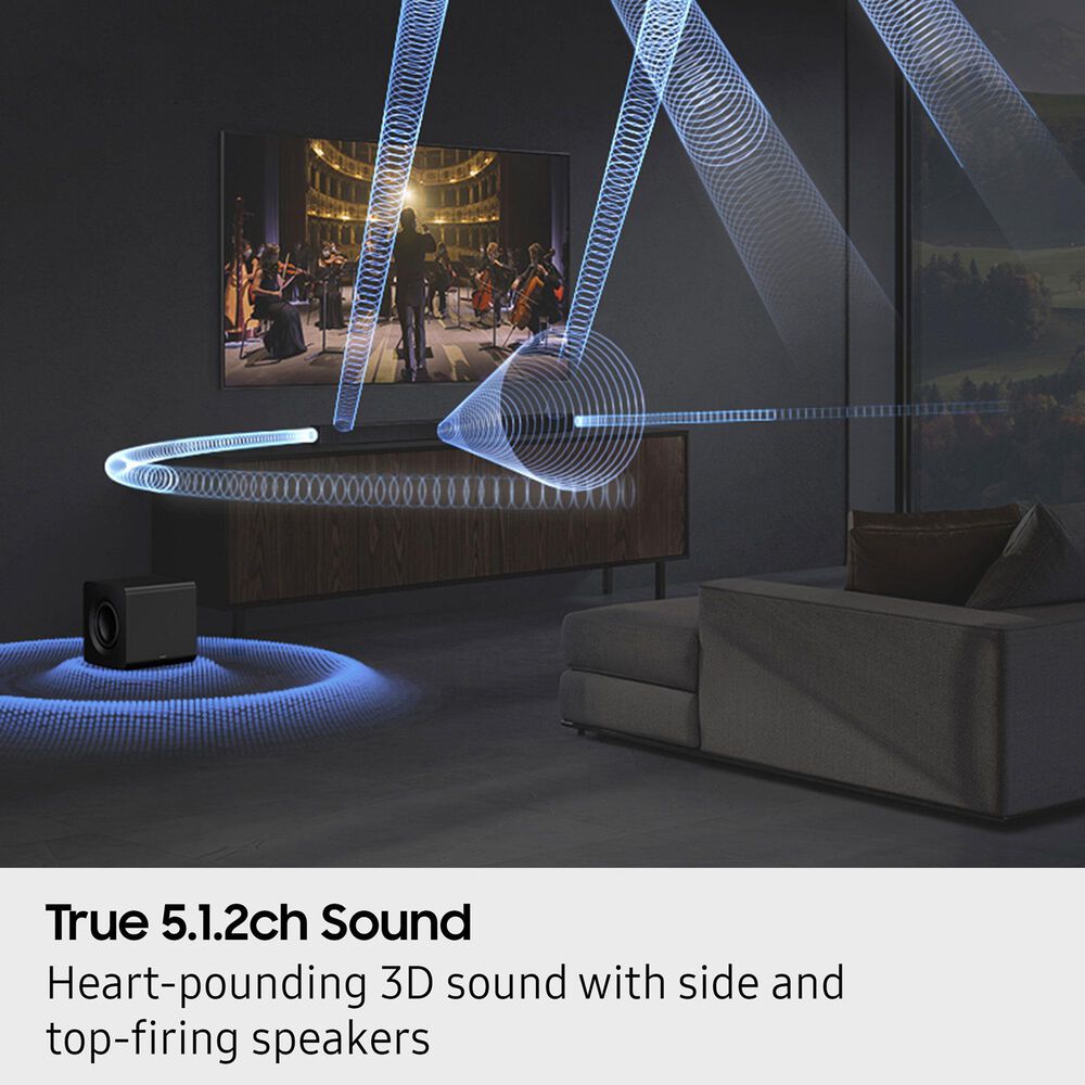 Samsung 65" Class S90F OLED 4K Vision AI - Smart TV with Q-Series 5.1.2 Channel Soundbar System in Graphite Black, Space Titan and Black, , large