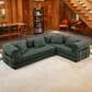 Jaxx Unsofa 2-Piece Modular Right Facing L-Shaped Sectional in Forest Dark Green, , large