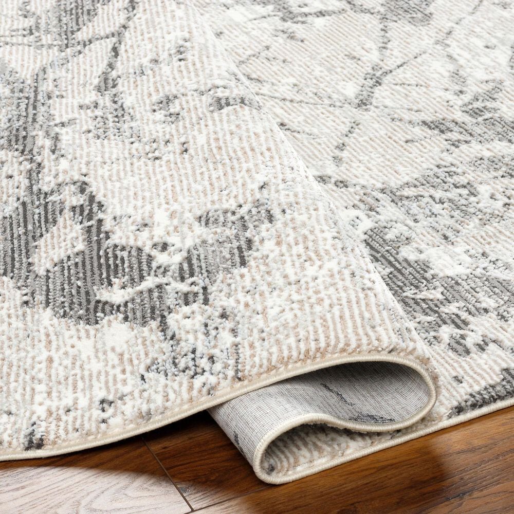 Surya Alder 7&#39;7&quot; x 10&#39; Ivory, Taupe, Tan, Gray, Charcoal and Light Slate Area Rug, , large