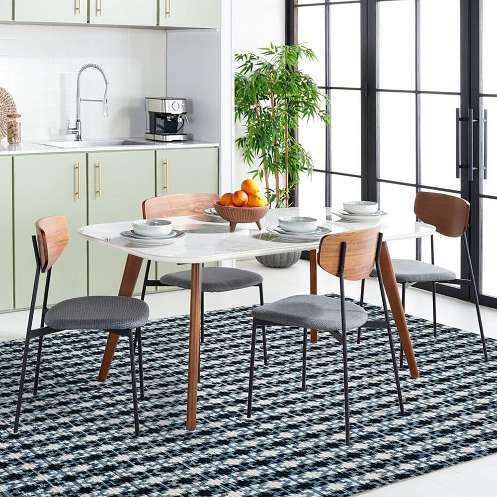 Safavieh Montauk Southwestern 8&#39; x 10&#39; Ivory, Blue and Black Area Rug, , large