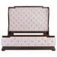 Belle Furnishings Provence Park 4-Piece Queen Upholstered Shelter Bedroom Set in Chateau Brown, , large