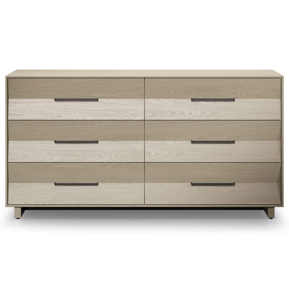BDI Kava 6-Drawer Dresser Only in Washed Oak, , large