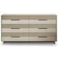 BDI Kava 6-Drawer Dresser Only in Washed Oak, , large