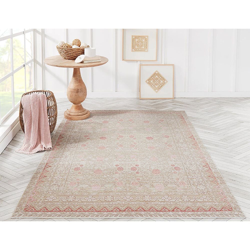 Momeni Isabella ISA-3 7&#39;10&quot; x 10&#39;6&quot; Pink Area Rug, , large