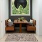 Nourison Garden Oasis Nature Mocha 3" x 5" Indoor/Outdoor Area Rug, , large
