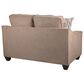 Maple + Main Galaxy Stationary Loveseat in Hazelnut, , large