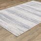 Oriental Weavers Clarke Ivory and Blue 6" x 9"Area Rug, , large