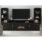 Mayberry Hill Ridgemont 82" Entertainment Center with TV Stand in Black, , large