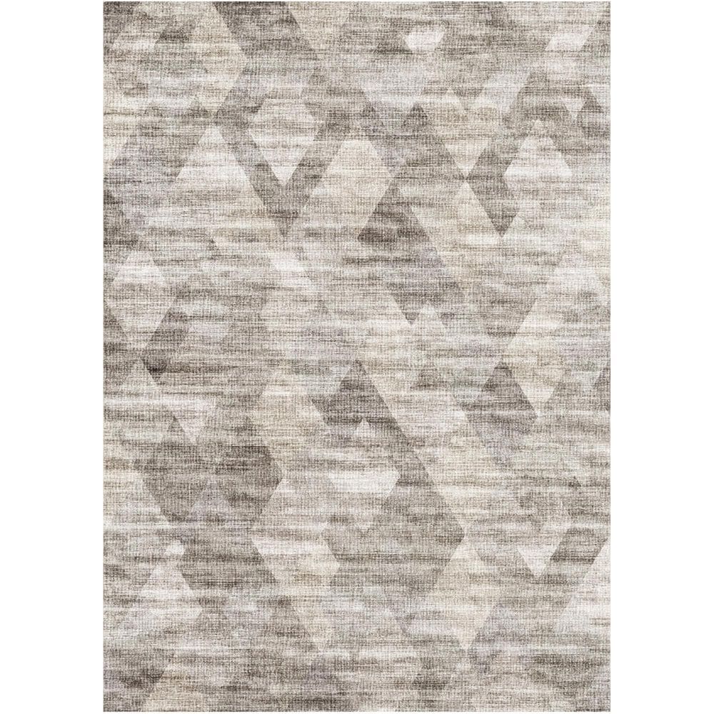 Central Oriental Rugease Nella Gray and Ivory 5" x 7" Area Rug, , large