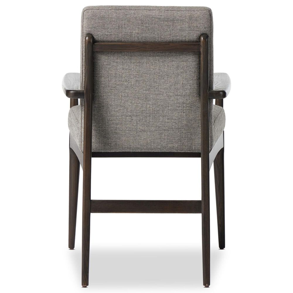 Four Hands Albiba Arm Chair in Burnt Oak, , large