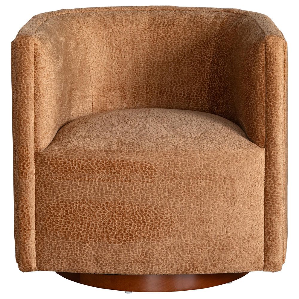 Artistica Metal Ingrid Swivel Chair in Brown, , large