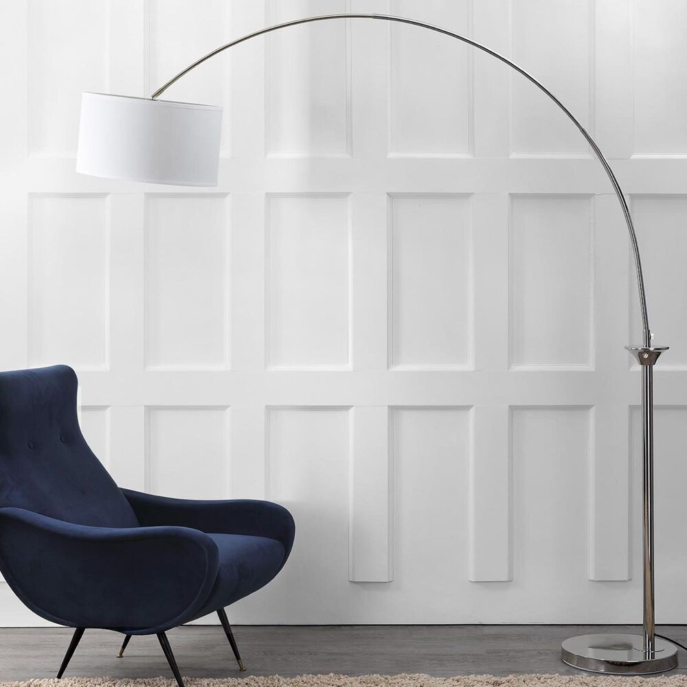 Safavieh Mira 84" Arc Floor Lamp in Nickel, , large