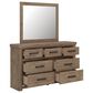 Ashley Oliandon 5 Piece Queen Panel Bedroom Set in Light Brown, , large