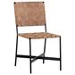 Sunpan Trading & Importing Omari Dining Chair in Light Tan and Black, , large