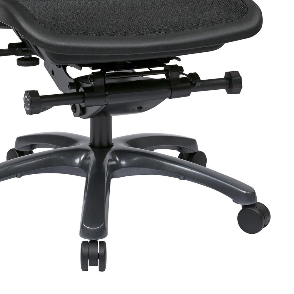 OSP Home ProGrid ProGrid High Back Chair in Black, , large
