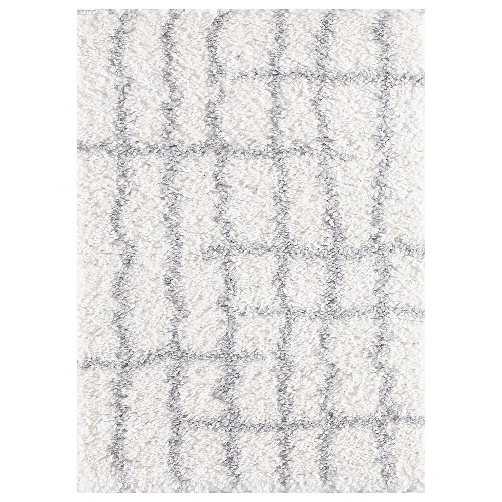 Central Oriental Prince Light Zan 8656.253 2'2" x 3' Grey and Cream Area Rug, , large