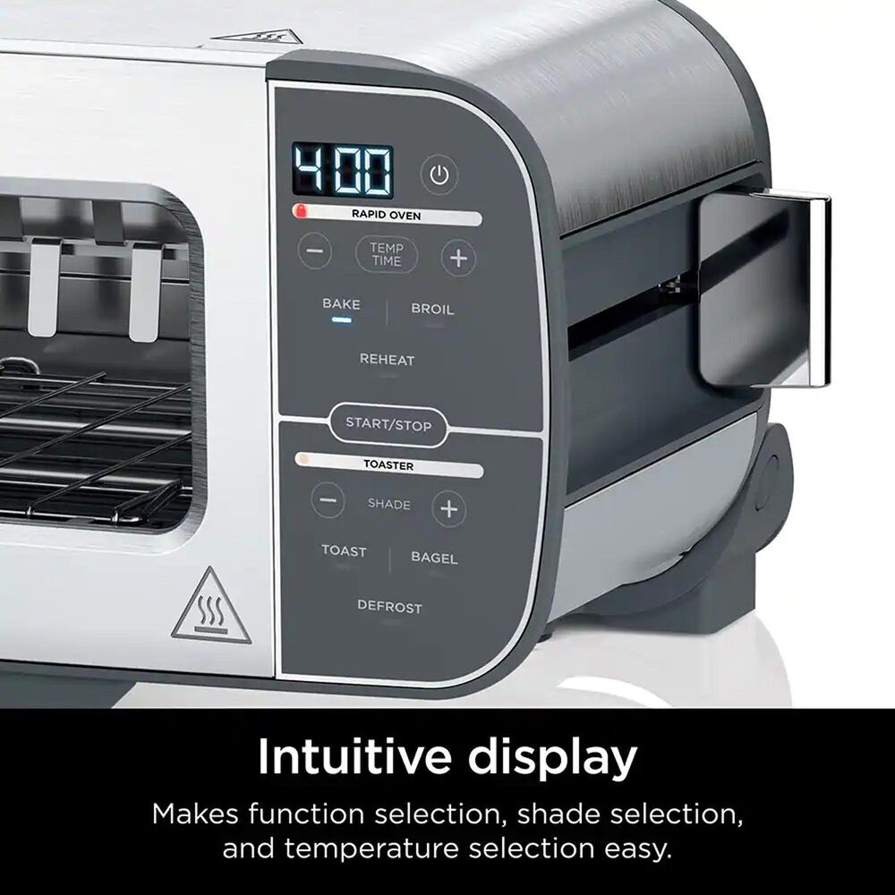 Ninja Ninja Foodi 2-In-1 Flip Toaster in Stainless Steel, , large