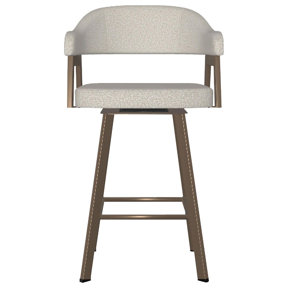 Amisco Carmen Swivel Counter Stool in Sugar Bronze, , large