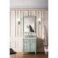 James Martin Vanities Brittany 30" Single Bathroom Vanity in Sage Green with 3 cm Carrara White Marble Top and Rectangle Sink, , large