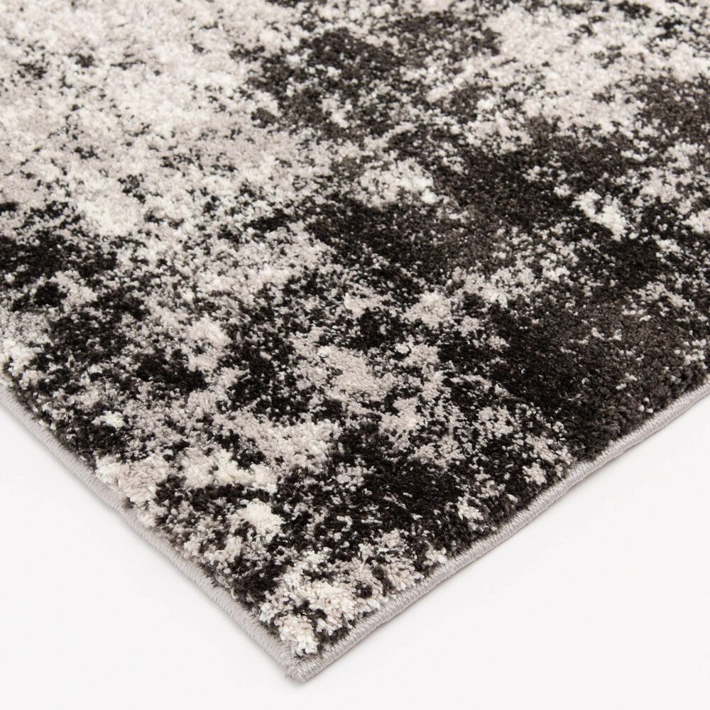 Central Oriental Structures Torrent Winsley 7&#39;10&quot; x 9&#39;10&quot; Soot and Buff Area Rug, , large