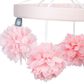 Lambs and Ivy Signature Botanical Baby Floral Musical Baby Crib Mobile in Pink and Gray, , large