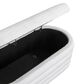 Lifestyle Solutions Lancaster Storage Ottoman in White, , large