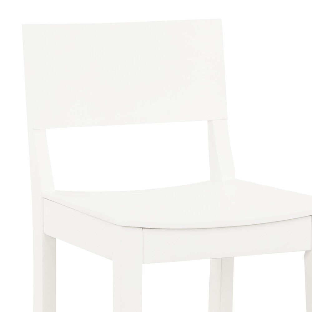 Linon Home Decor Devin Barstool in White (Set of 2), , large