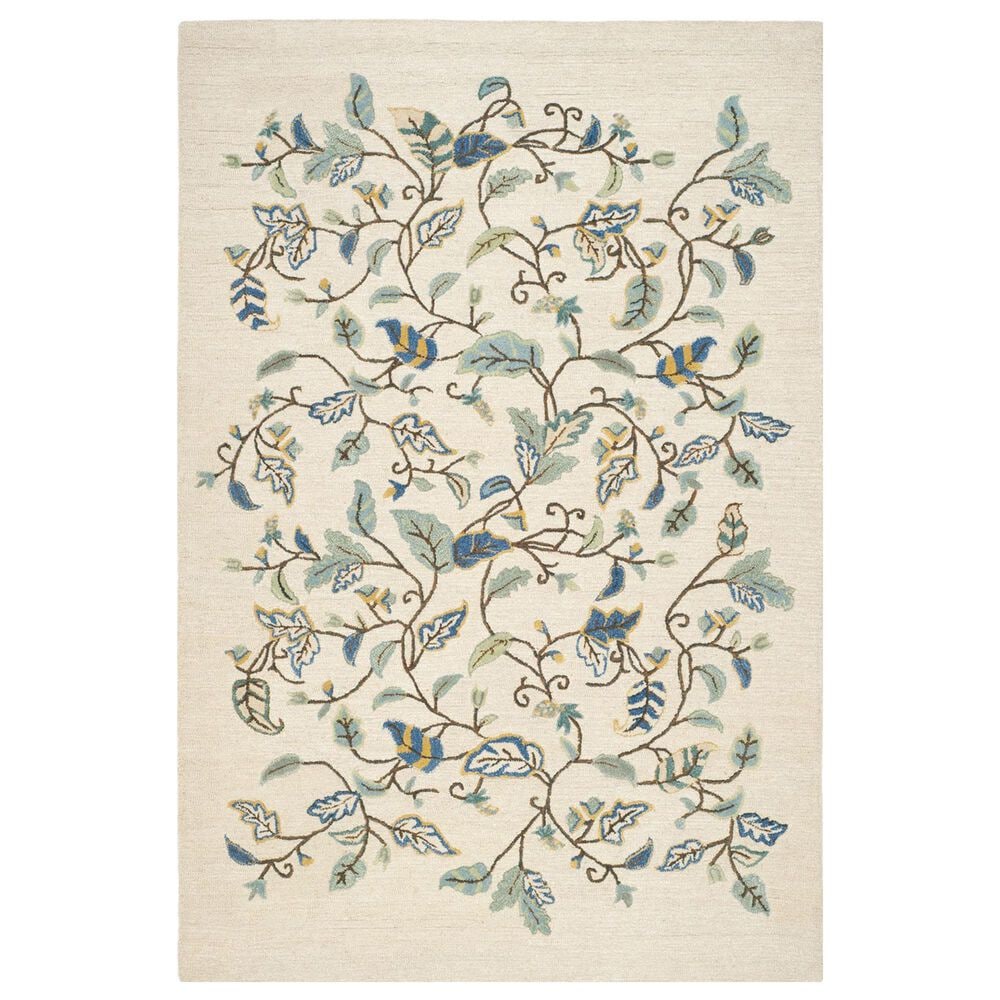Safavieh Martha Stewart 4" x 6" Colonial Blue Area Rug, , large