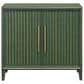 Rustic Root Riley Small Storage Cabinet in Green, , large