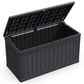 Hearth and Haven 230-Gallon Outdoor Plastic Deck Box in Black, , large