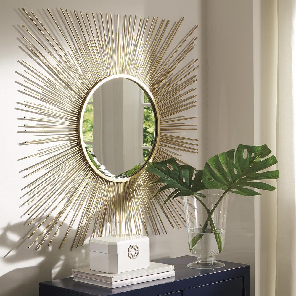 Signature Design by Ashley Elspeth Accent Mirror in Gold NFM