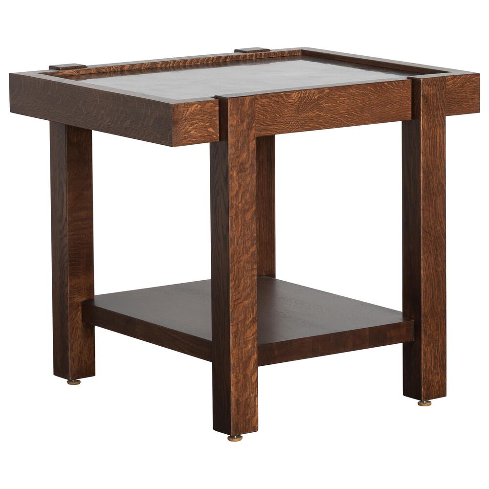 Stickley Furniture Durant Copper Side Table in Lodge and Copper, , large