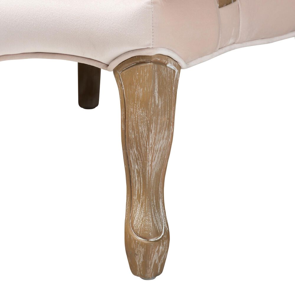 Baxton Studio Vallea Arm Chair in Light Beige, , large