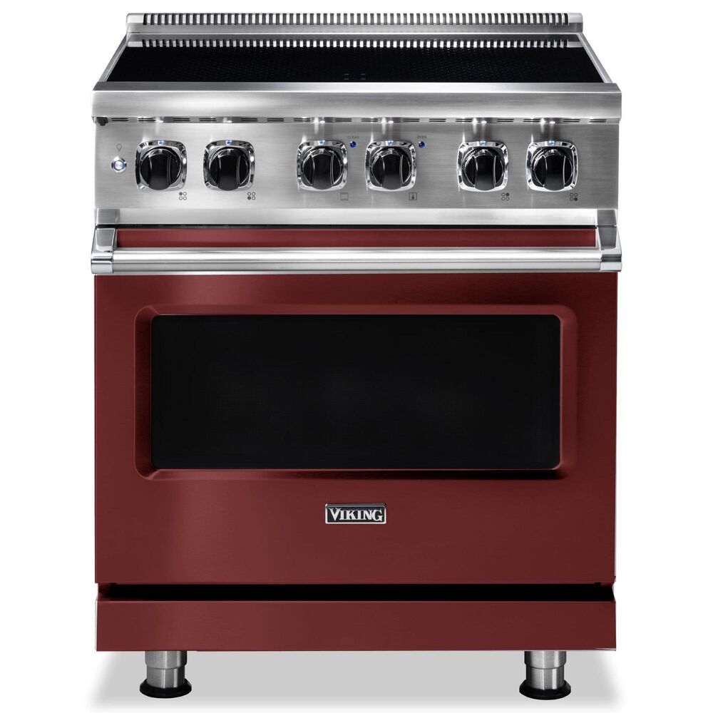 Viking Range 30" Induction Range with 4 Elements in Reduction Red, , large