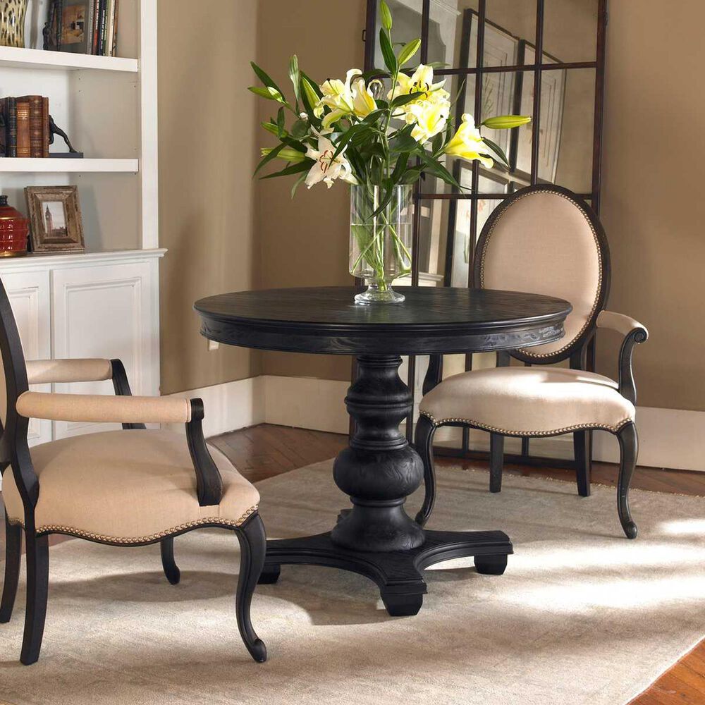 Uttermost Brynmore Dining Table in Satin Black - Table Only, , large