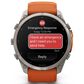 Garmin fenix 9 Pro inReach Smartwatch 51mm Titanium with Autumn Orange and Spark Orange Silicone Band, , large