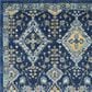 Safavieh Evoke EVK224A-3 3" x 5" Royal and Ivory Area Rug, , large